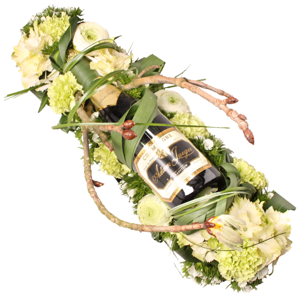 Arrangement De Champagne Deluxe Fleurop Interflora Belgique
