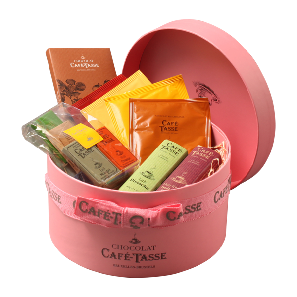 Junior roze hoedendoos cafÃ©-tasse