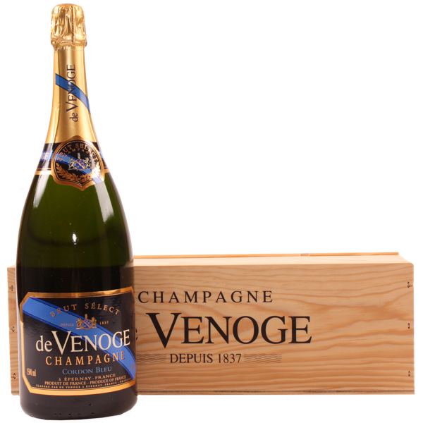 CHAMPAGNE BRUT 'Cordon Bleu' De Venoge Magnum 1,5l.